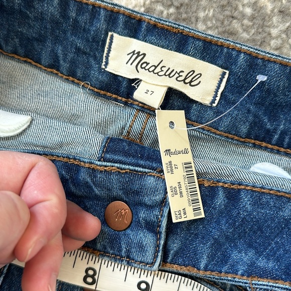 NWT Madewell Two tone Denim Mini Skirt - Picture 12 of 12